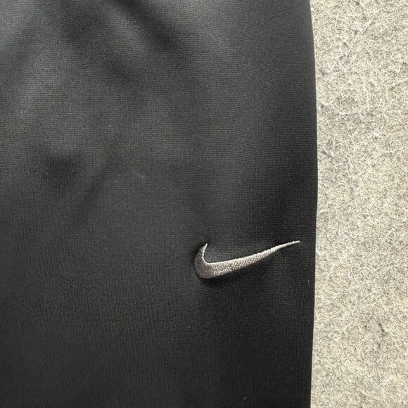 Nike THERMA-FIT Sweatpants Men L Black Fleece 32" Adjustable Leg KO Knockout b10 - Picture 5 of 16